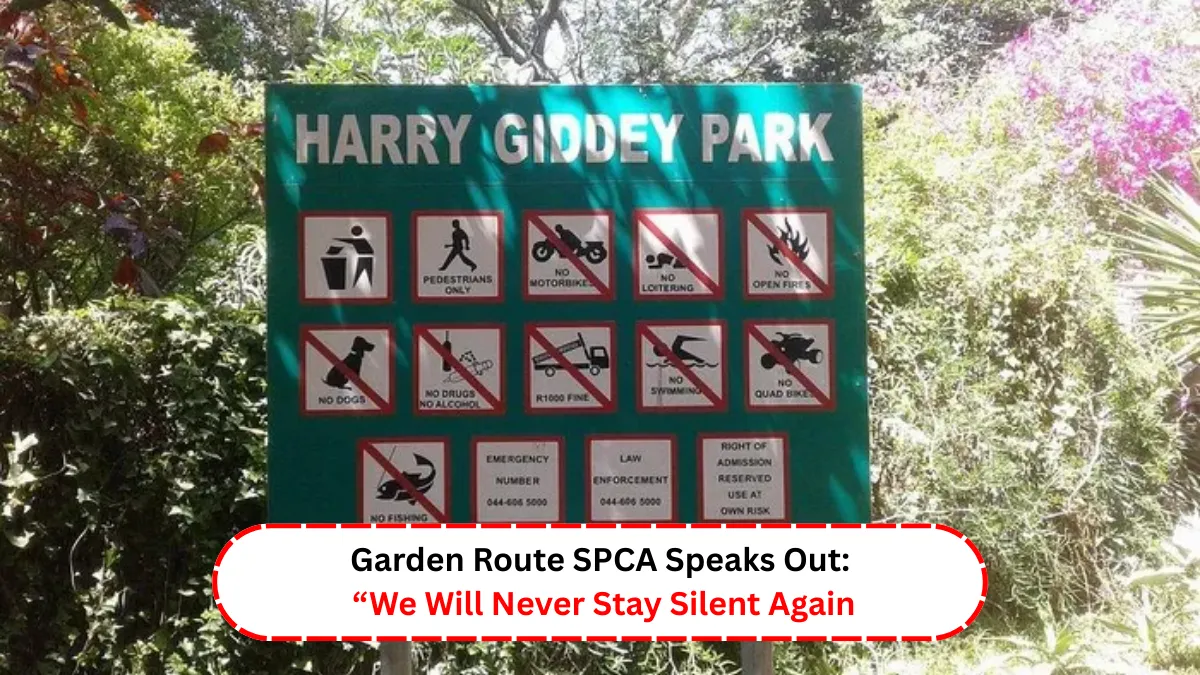 Garden Route SPCA Speaks Out “We Will Never Stay Silent Again