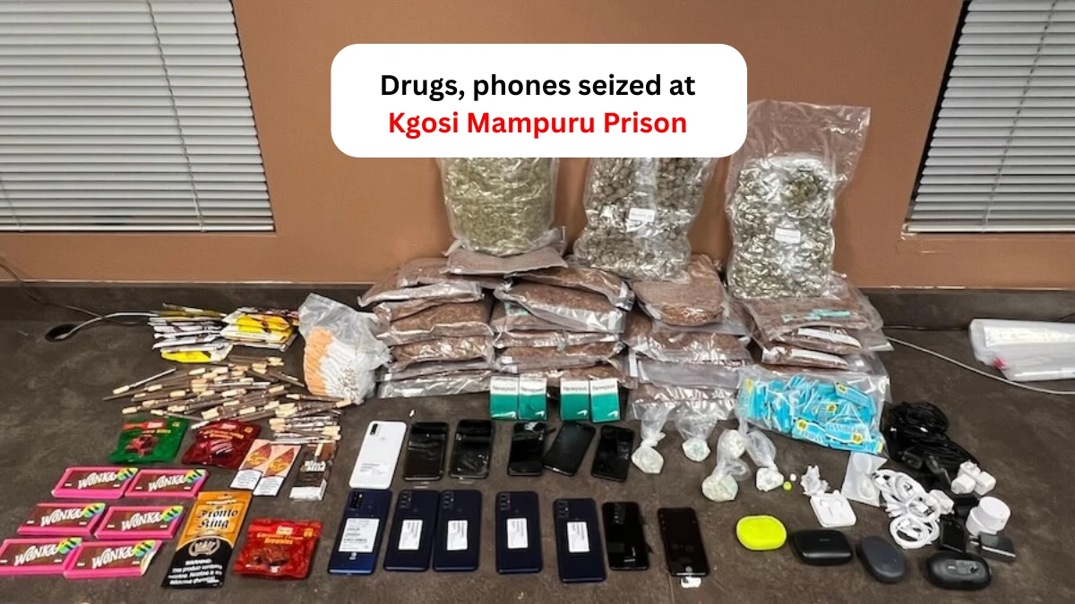 Drugs and Cellphones Seized in Kgosi Mampuru Prison Sweep