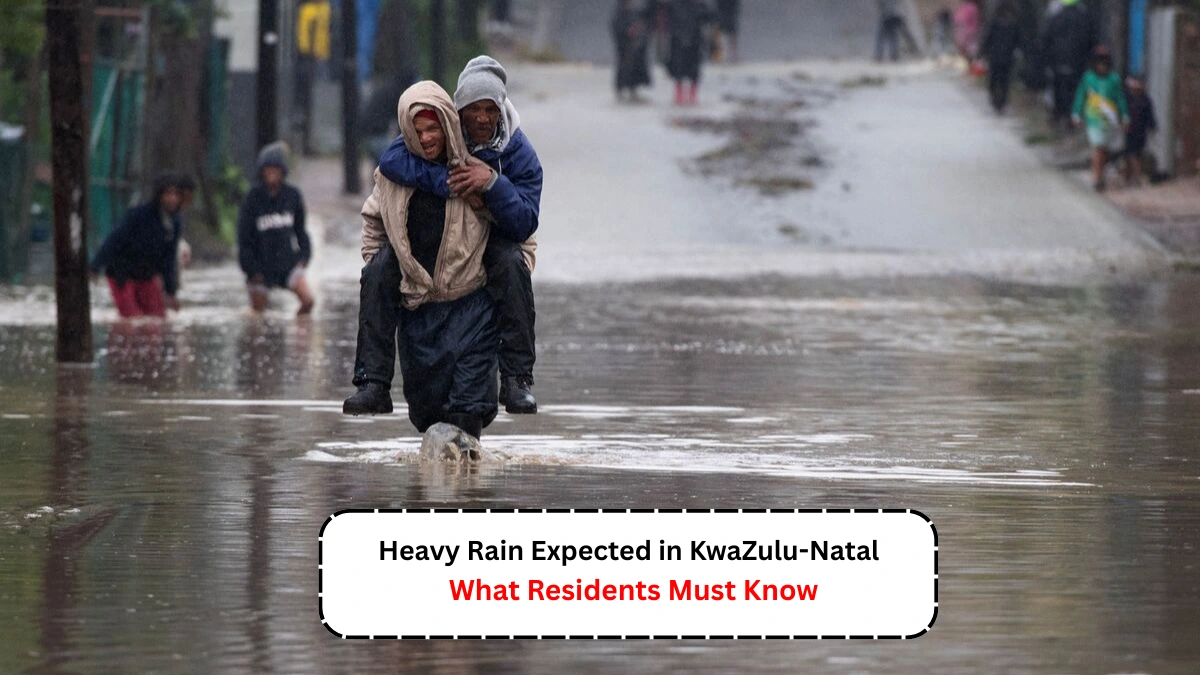 Flood Risk in KwaZulu-Natal: SAWS Issues New Weather Warning