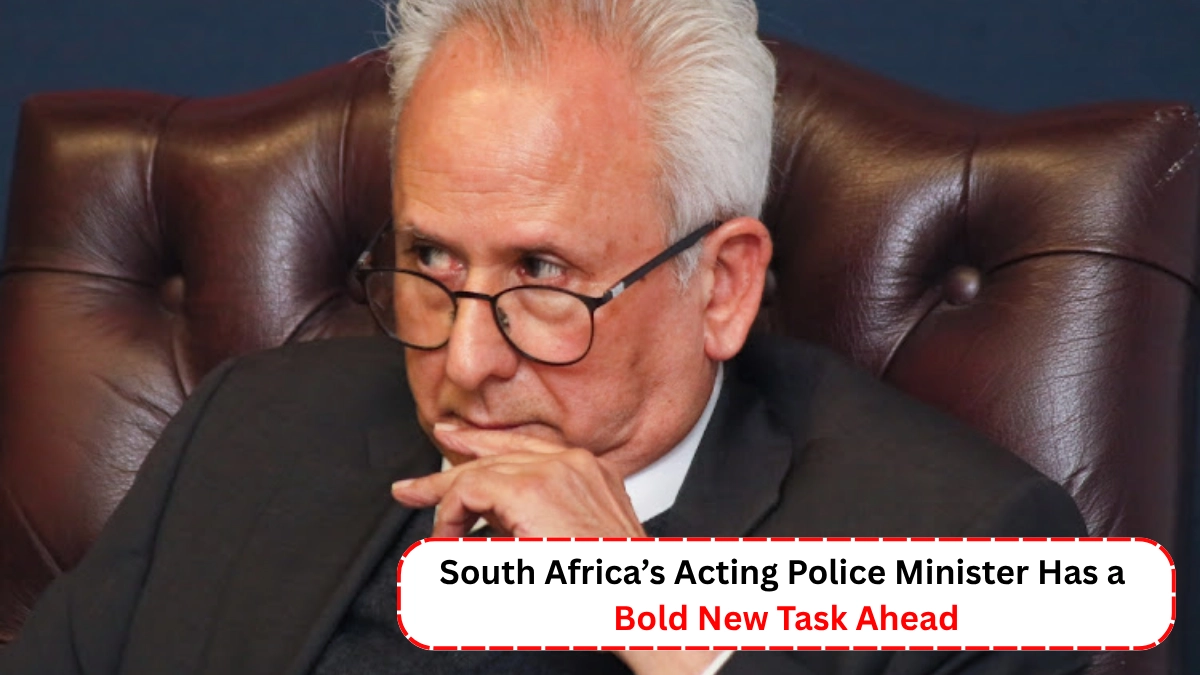 South Africa’s Acting Police Minister Has a Bold New Task Ahead