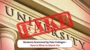 Students Scammed by Fake Colleges— Here Is What to Watch For