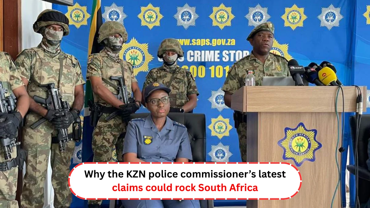 Why the KZN police commissioner’s latest claims could rock South Africa